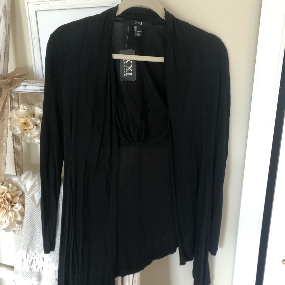 Black Knit Cardigan